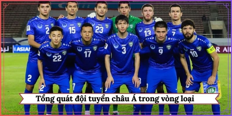 Tổng quát đội tuyển châu Á trong vòng loại
